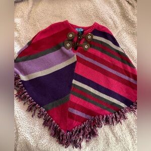 Multicolored striped shawl 💝